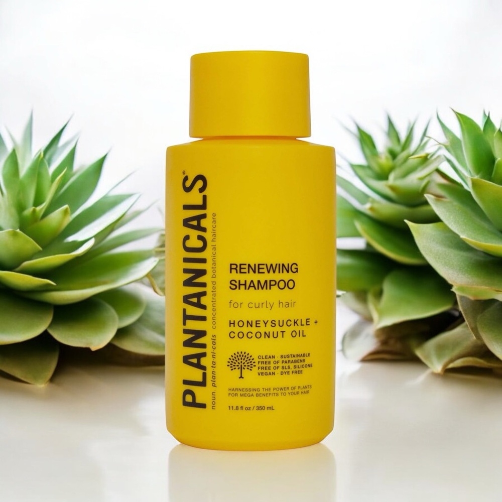 Plantainicals Renewing Honeysuckle + Coconut Oil Shampoo - Yellow